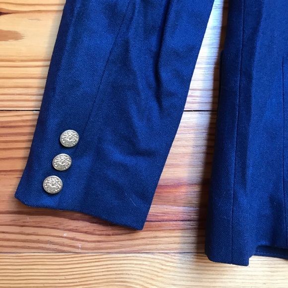 Pendleton Navy Wool Gold Button Blazer, EUC, 0/2 - Picture 14 of 14